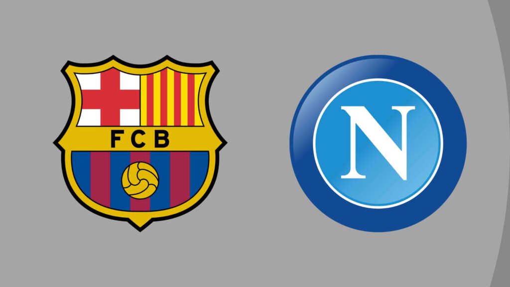 Champions League: FC Barcelona und SSC Neapel.