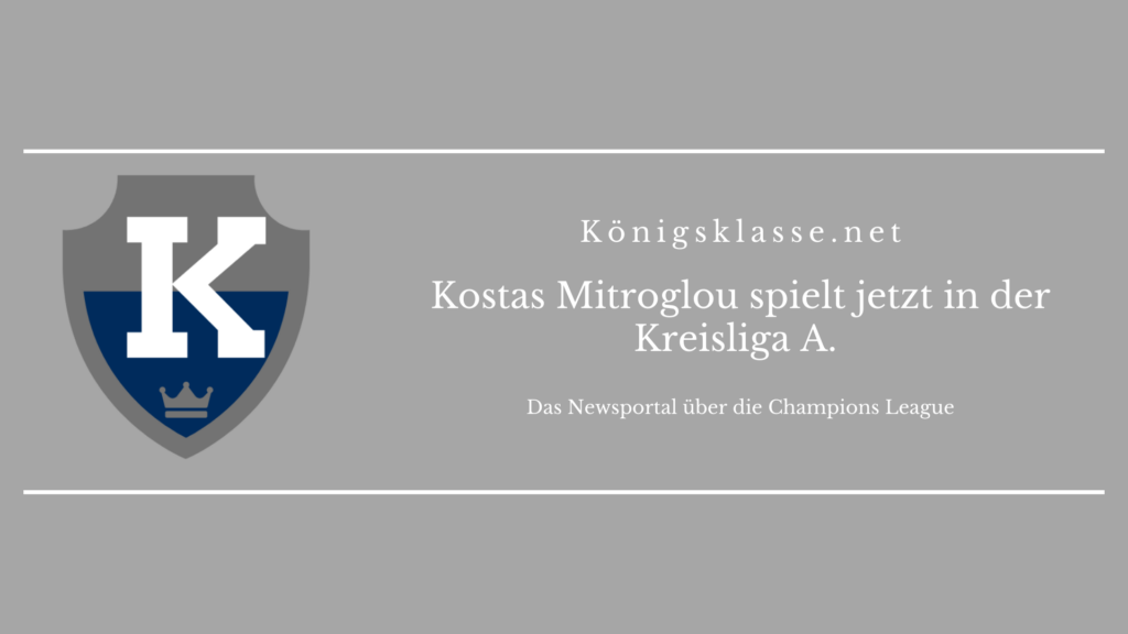 Kostas Mitroglou hat schon in der Champions League gespielt, lässt seine Karriere jetzt aber in der Kreisliga ausklingen.